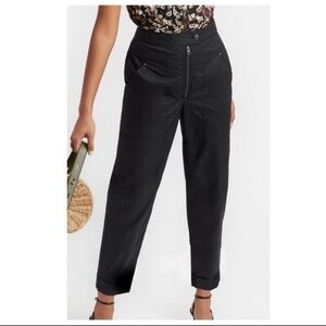 Black Rebecca minkoff high waist trouser pants size 0